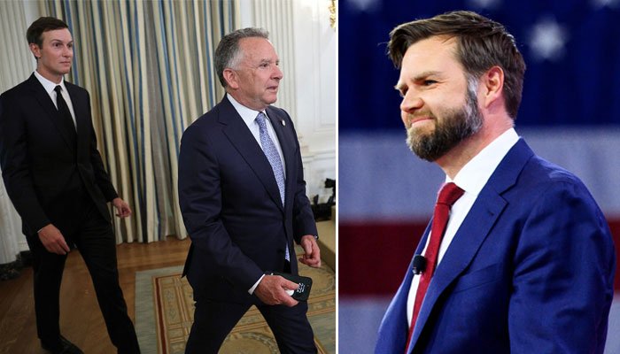 امریکی نائب صدر اور ٹرمپ کے داماد غزہ امن معاہدہ بچانے کیلئے اسرائیل روانہ