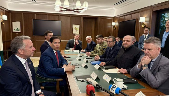 روس یوکرین جنگ بندی پر مزید بات چیت درکار ہے: مارکو روبیو