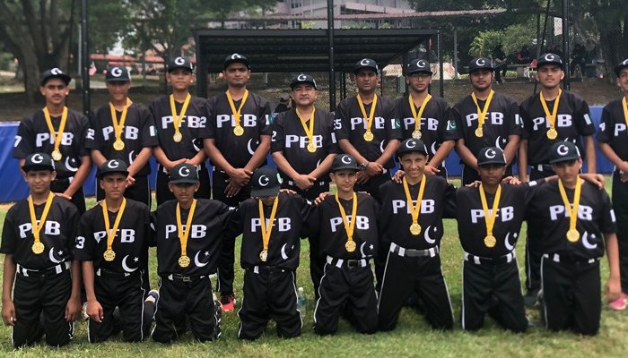 بی ایف اے انڈر 15 ایشین بیس بال چیمپئن شپ میں پاکستان کا کامیاب آغاز