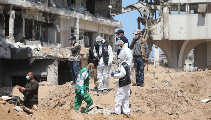 غزہ:کلینک کے ملبے سے 35 ناقابل شناخت لاشیں برآمد، اسرائیلی فوج کے حملوں میں مزید 3 فلسطینی شہید