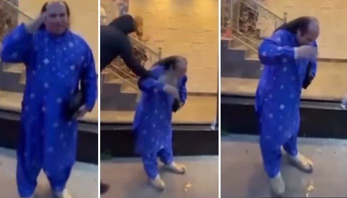 لندن میں چاہت فتح علی خان کے سر پر انڈے مارے جانے کی ویڈیو وائرل