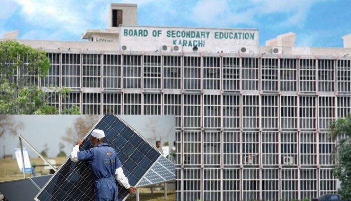 کراچی اور لاڑکانہ میٹرک بورڈ کو سولر انرجی پر منتقل کرنے کا فیصلہ