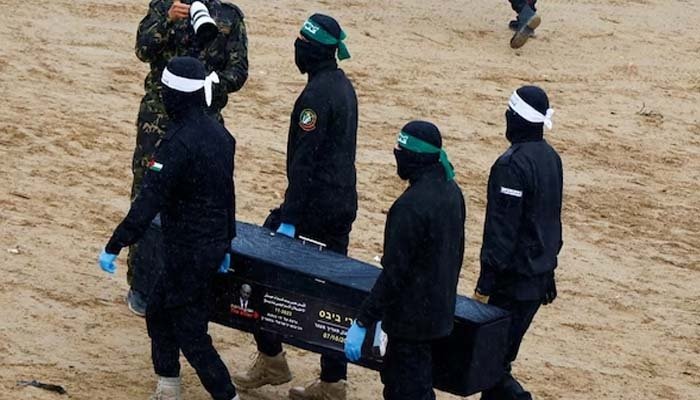 مزید 4 یرغمالیوں کی لاشیں اسرائیل کے سپرد، غزہ میں امدادی قافلوں کیلئے رفح بارڈر آج کھولا جائیگا