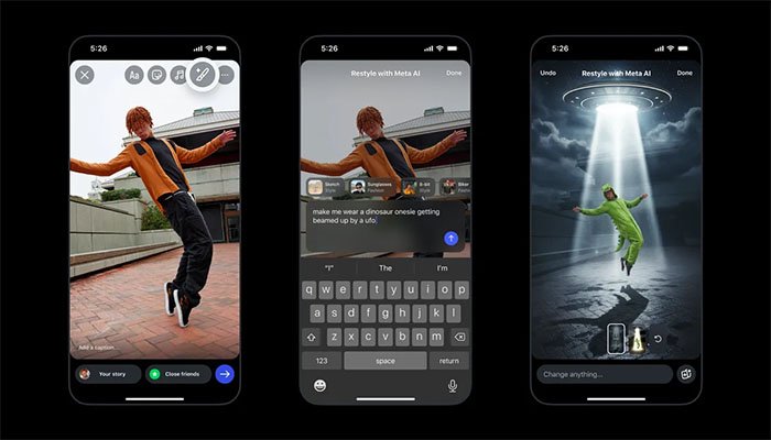 انسٹا گرام میں نئے جنریٹیو اے آئی فیچرز کا اضافہ