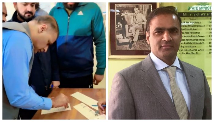 فیصل آباد: لیگی رہنما عابد شیر علی ووٹ کی رازداری پامال کرنے پر طلب