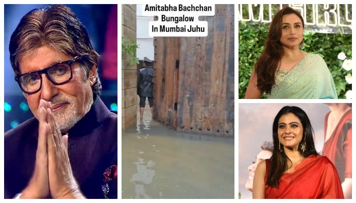 ممبئی میں بارش: امتیابھ کے بنگلے سمیت کاجول اور رانی کا بھی گھر ڈوب گیا، ویڈیو وائرل