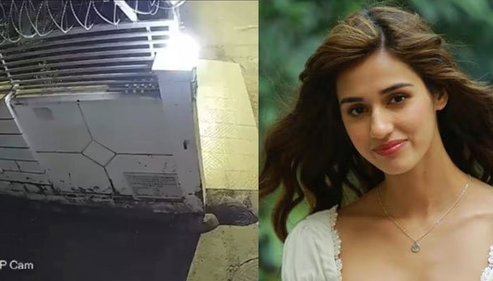 بالی وڈ اداکارہ دیشا پٹانی کے گھر کے باہر ہونیوالی فائرنگ کی ویڈیو سامنے آگئی