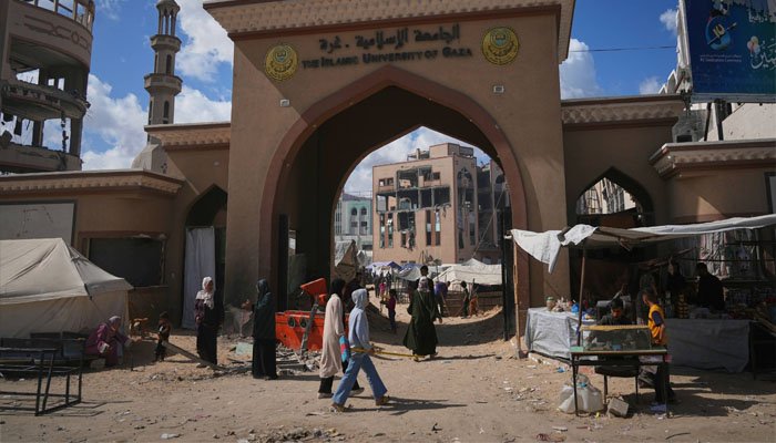 غزہ اسلامک یونیورسٹی میں 2 سال بعد پہلی بار باضابطہ کلاسز کا آغاز