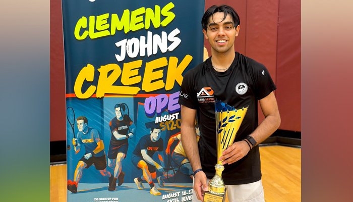 پاکستان کے اشعب عرفان نے امریکا میں ہونیوالا اسکواش ٹورنامنٹ جیت لیا