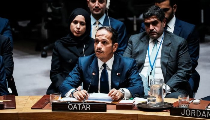 اسرائیل نے حملہ کرکے سفارتکاری کی توہین کی ہے، قطری وزیراعظم کا سلامتی کونسل سے خطاب