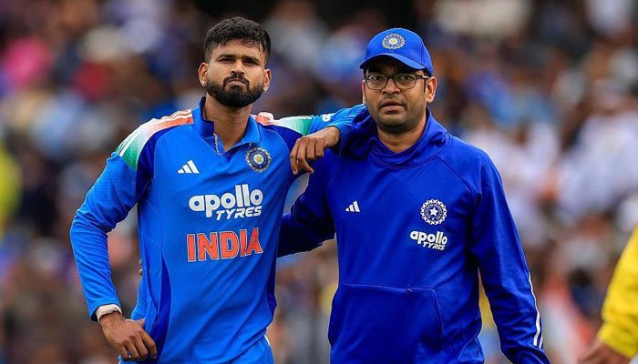 انجری کا شکار بھارتی بیٹر شریاس ائیر اسپتال سے ڈسچارج