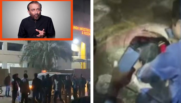 مین ہول میں بچہ گرنے کا واقعہ، فاروق ستارکے پہنچنے پر شہری مشتعل، گاڑی سے اترنے نہ دیا